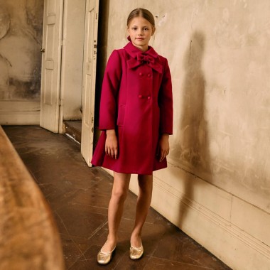 Cappotto fiocco e plissè SALDI 20%