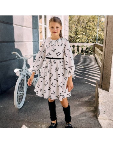 Chiffon flakes dress