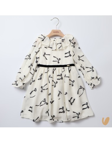 Chiffon flakes dress