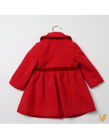 Cappotto con fiocco in velluto SALDI 20%