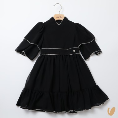 Abito Chiffon balze Abito e Tuta