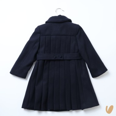 Cappotto fiocco e plissè Giacca e Giubbino