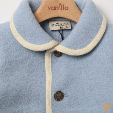 Cappottino in lana profili Cardigan e Accessori