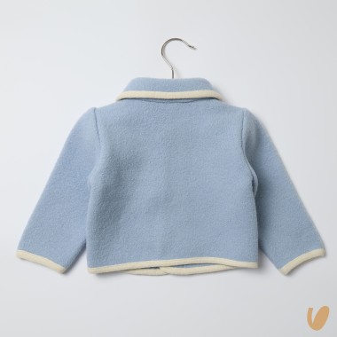 Cappottino in lana profili Cardigan e Accessori