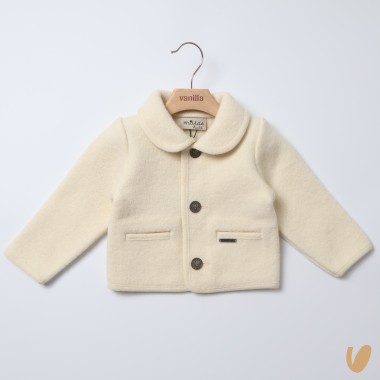 Cappottino in lana profili Cardigan e Accessori