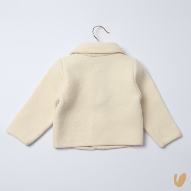 Cappottino in lana profili Cardigan e Accessori