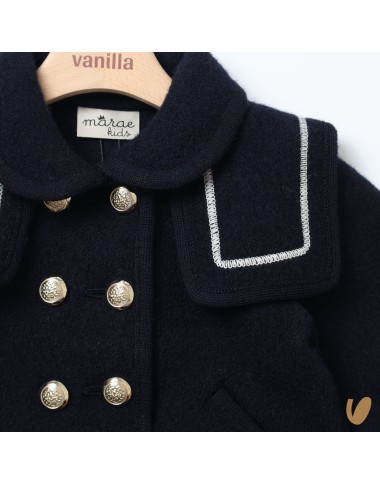 Marine wool coat