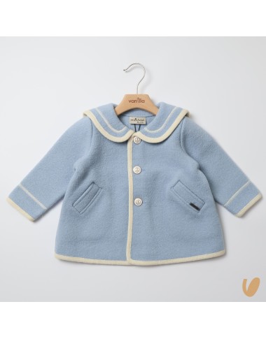 Marine wool coat