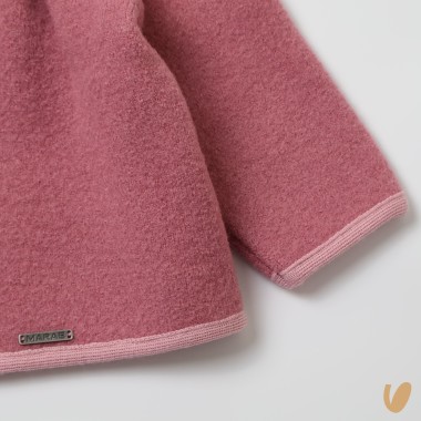 Cappottino in lana collo fiore Cappotto e Giubbino