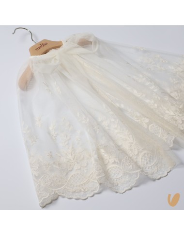 Mantella in tulle e macramè Cardigan e Accessori