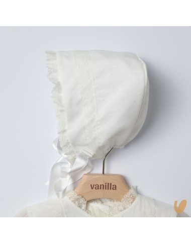 Long dress with baptismal headphone