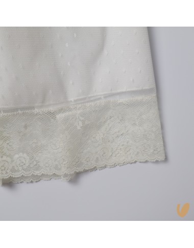 Abito lungo con cuffia battesimale Battesimo