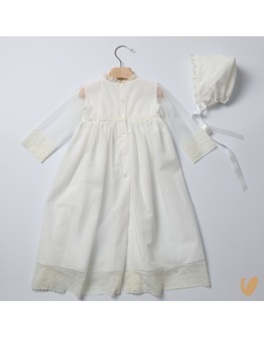 Long dress with baptismal headphone