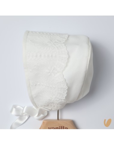 Long dress with baptismal headphone