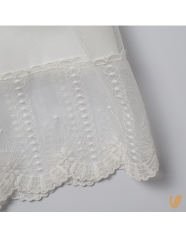 Long dress with baptismal headphone