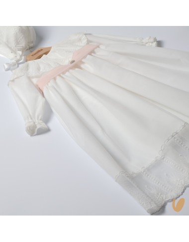 Long dress with baptismal headphone