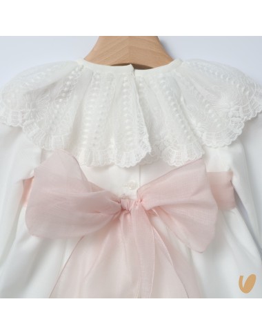 Long dress with baptismal headphone