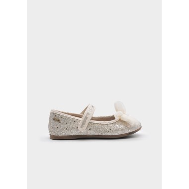 Ballerina glitter fiocco Scarpe