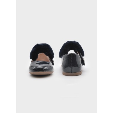 Ballerina con ecopelliccia Scarpe