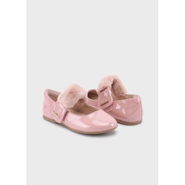 Ballerina con ecopelliccia Scarpe