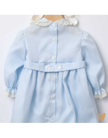 Completo in pura seta battesimale Battesimo