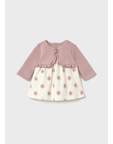 Combined embroidery dress