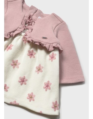 Combined embroidery dress