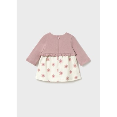 Abito combinato ricami Neonata