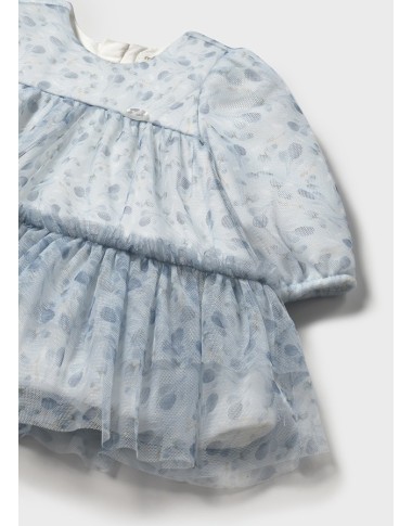 Abito fiori tulle Neonata