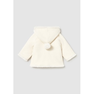 Cappottino tricot pompon Neonata