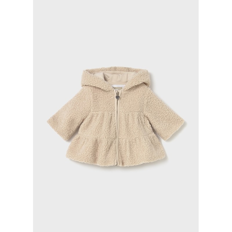 Cappotto zip teddy Neonata