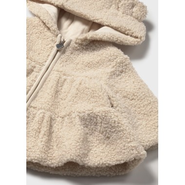 Cappotto zip teddy Neonata