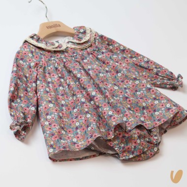 Abito corto fiorellini Neonata