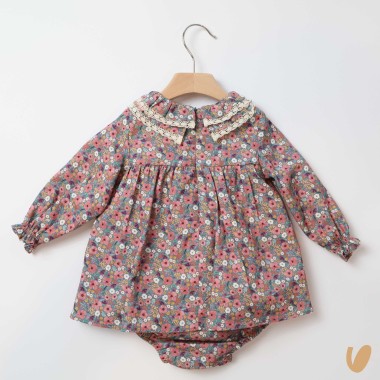 Abito corto fiorellini Neonata