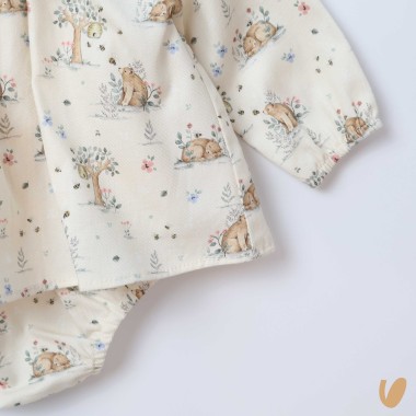 Abito corto orsetti Neonata