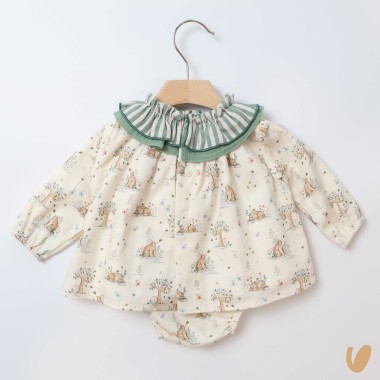 Abito corto orsetti Neonata