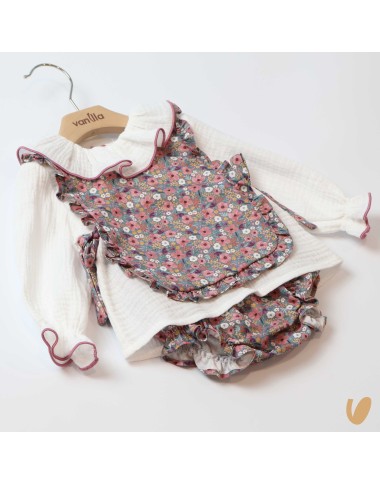 Completo fiorellini Neonata