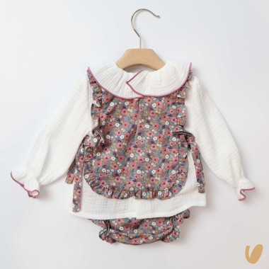 Completo fiorellini Neonata