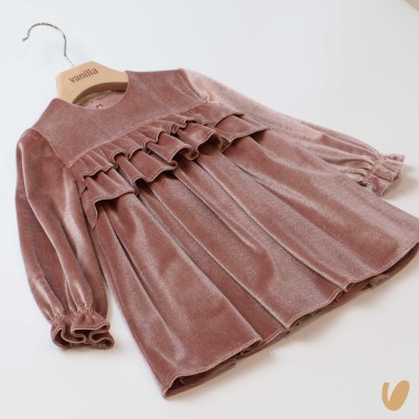 Abito in velour Neonata