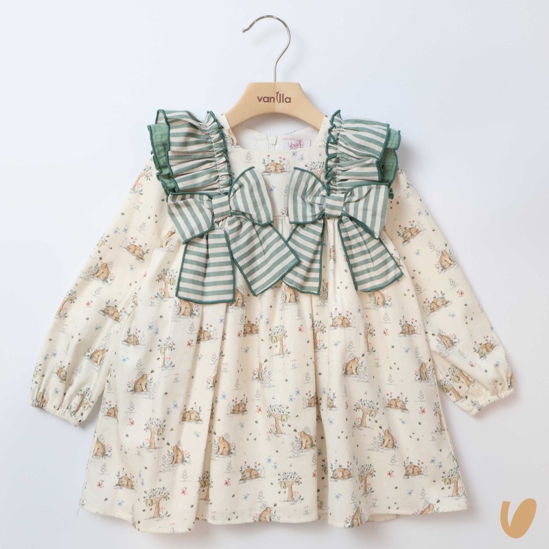 Abito orsetti e apine Bimba