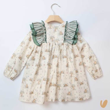 Abito orsetti e apine Bimba