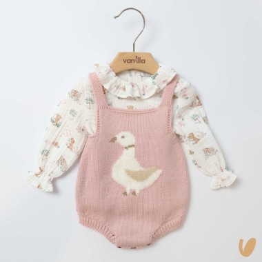 Salopette e camicia Neonata