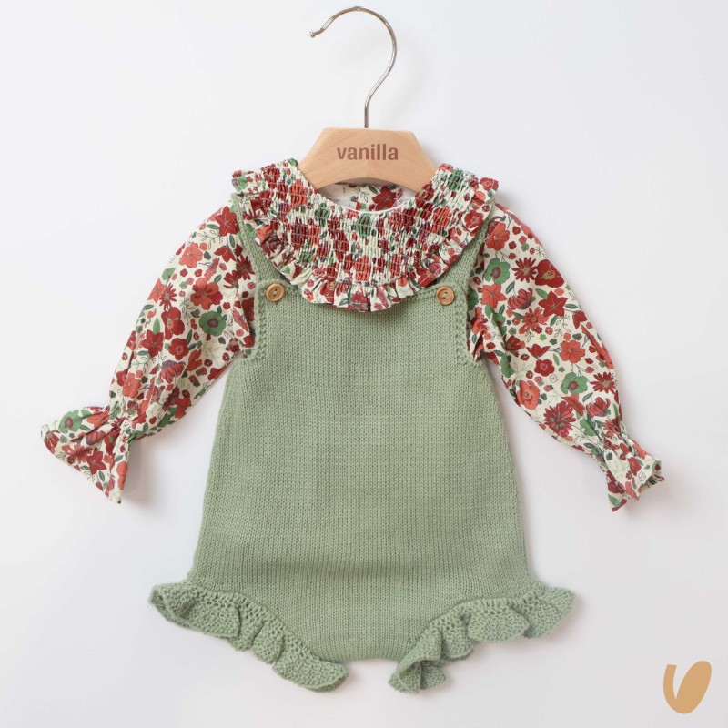 Salopette e camicia Neonata