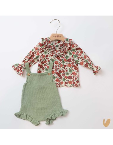 Salopette e camicia Neonata