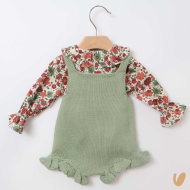 Salopette e camicia Neonata