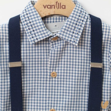 Completo con bretelle Neonato