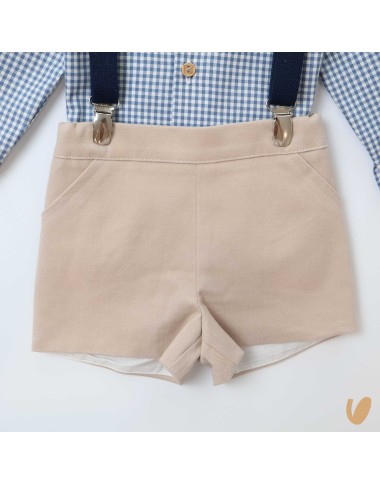 Completo con bretelle Neonato