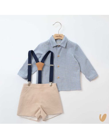 Completo con bretelle Neonato