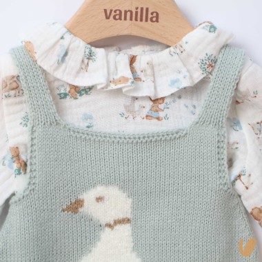 Salopette e camicia Neonata