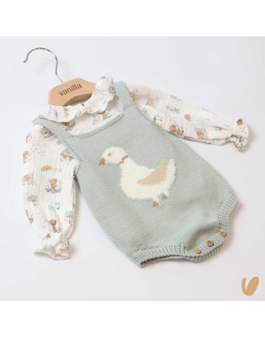 Salopette e camicia Neonata